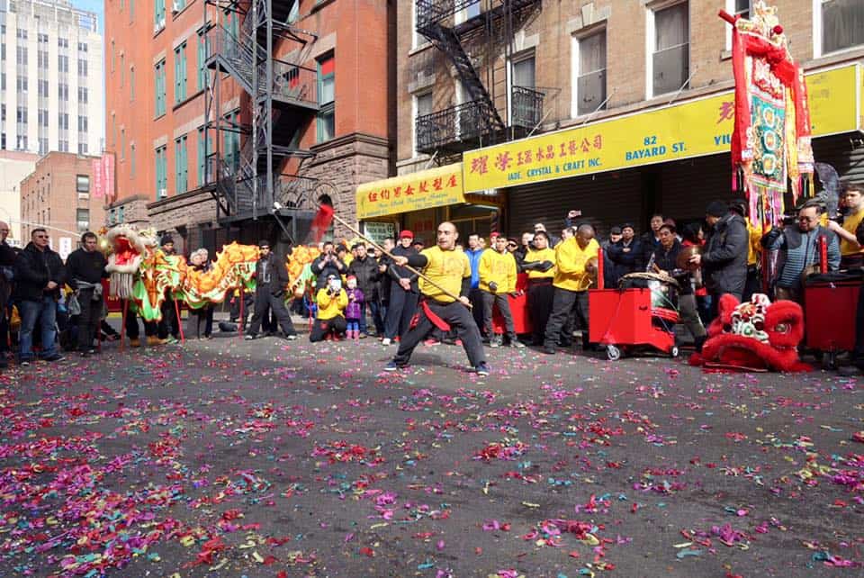 Sifu Russo Spear demo Chinatown